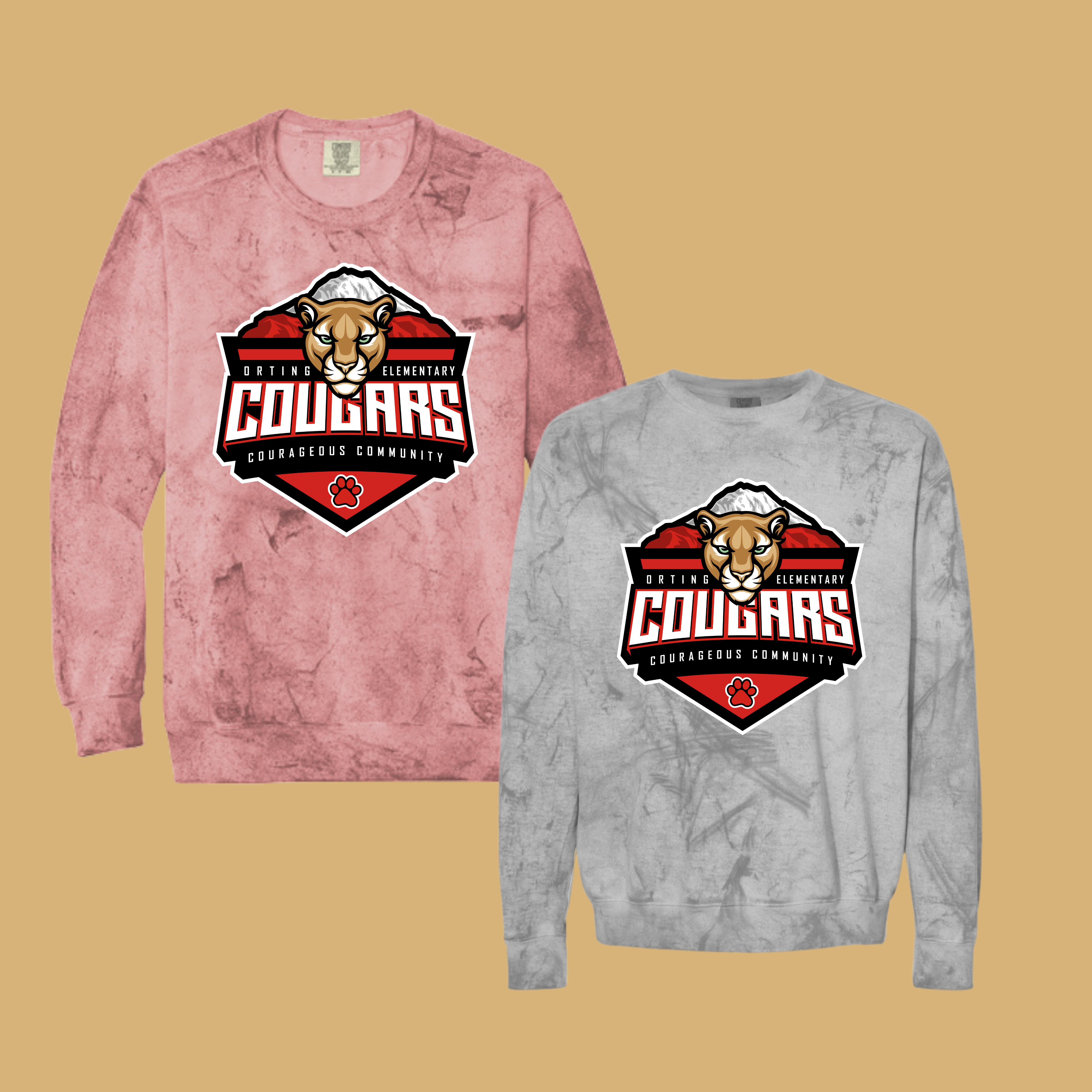 Color Blast Crewneck OES logo