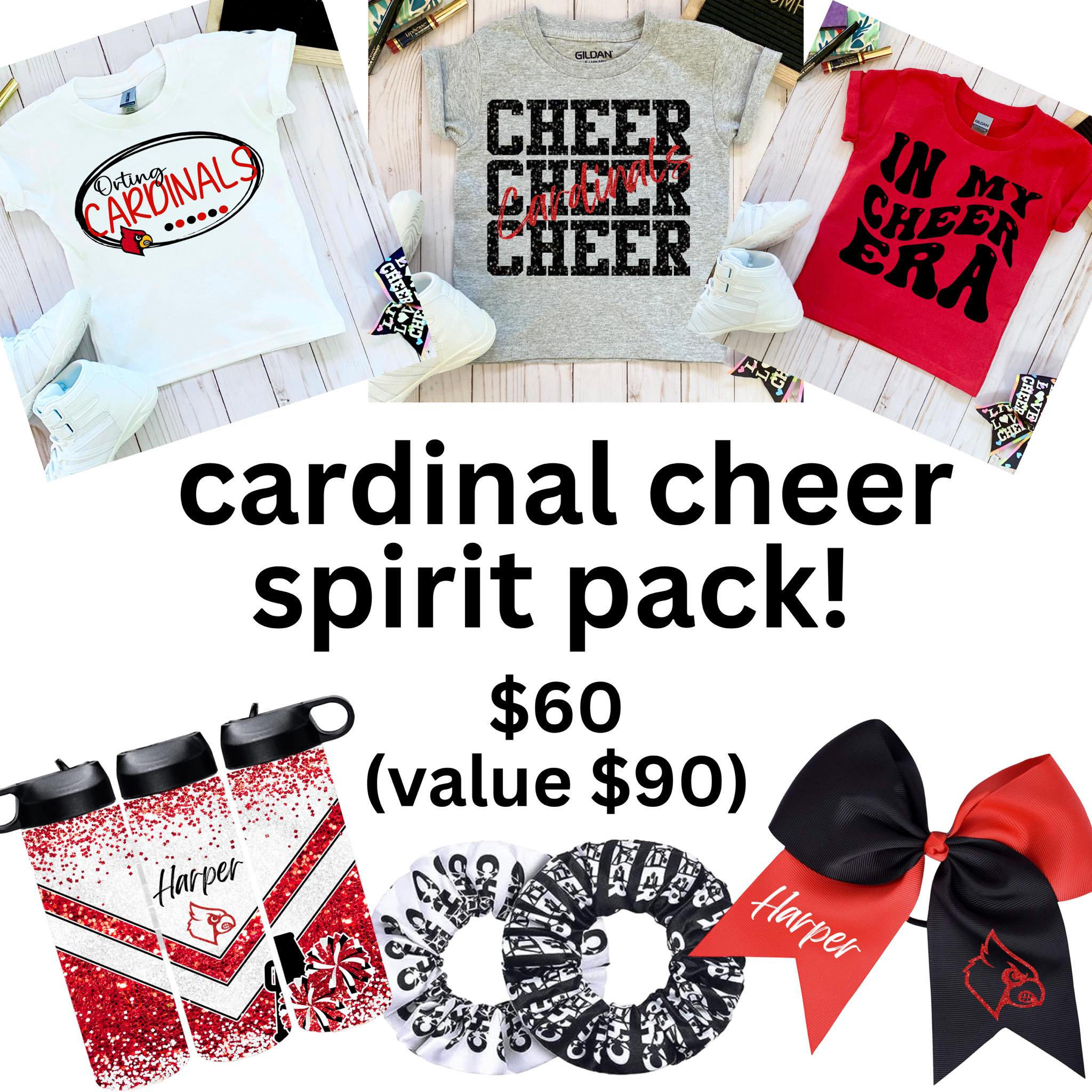 Cardinal cheer spirit pack!