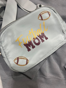 Football mom cross body (light gitter in font)