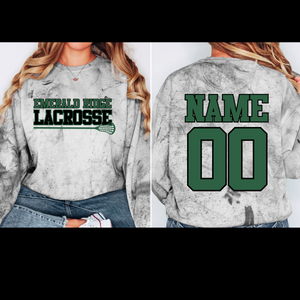 Smoke color blast ER lacrosse (Tee or Crewneck sweatshirt)