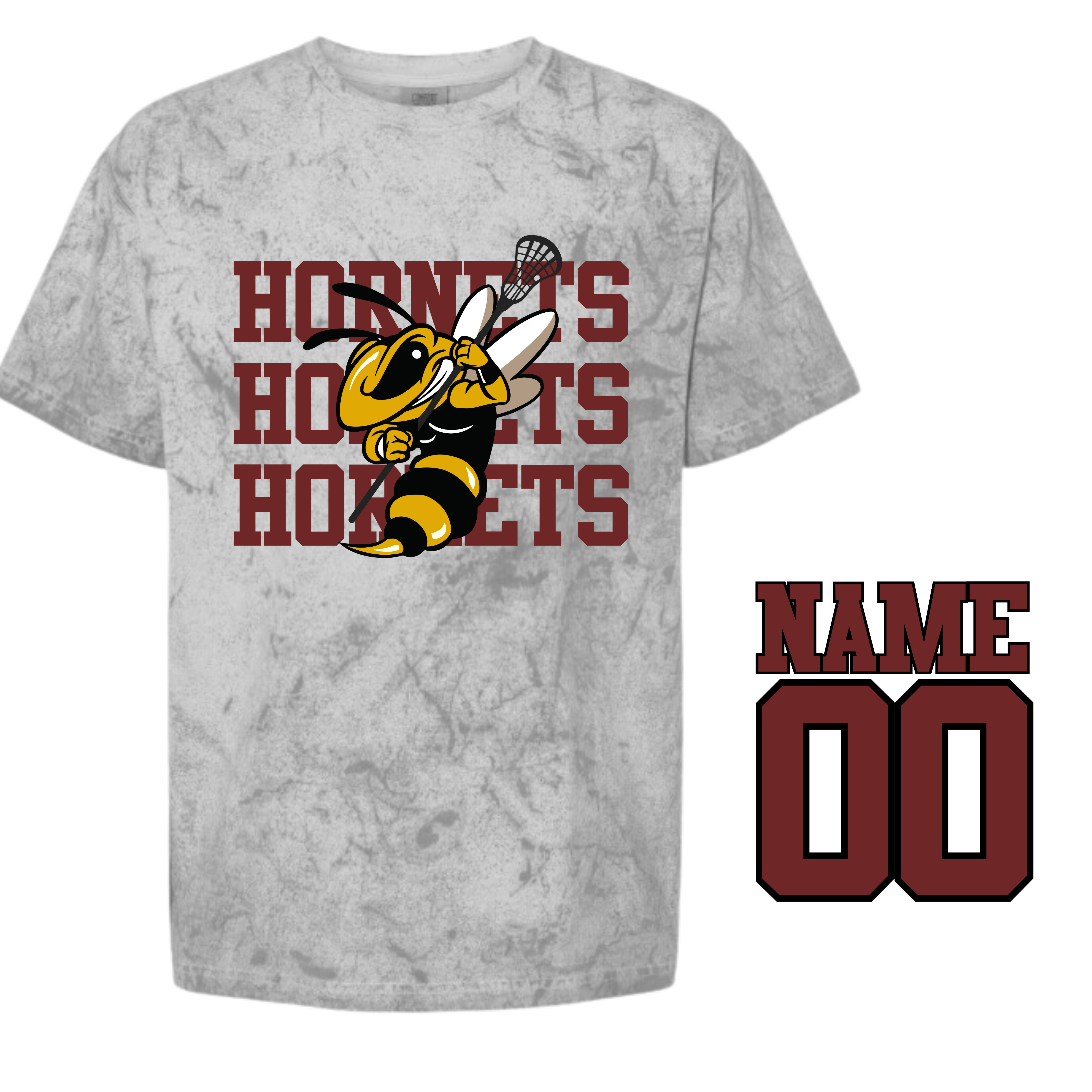 Hornets Lacrosse colorblast tee