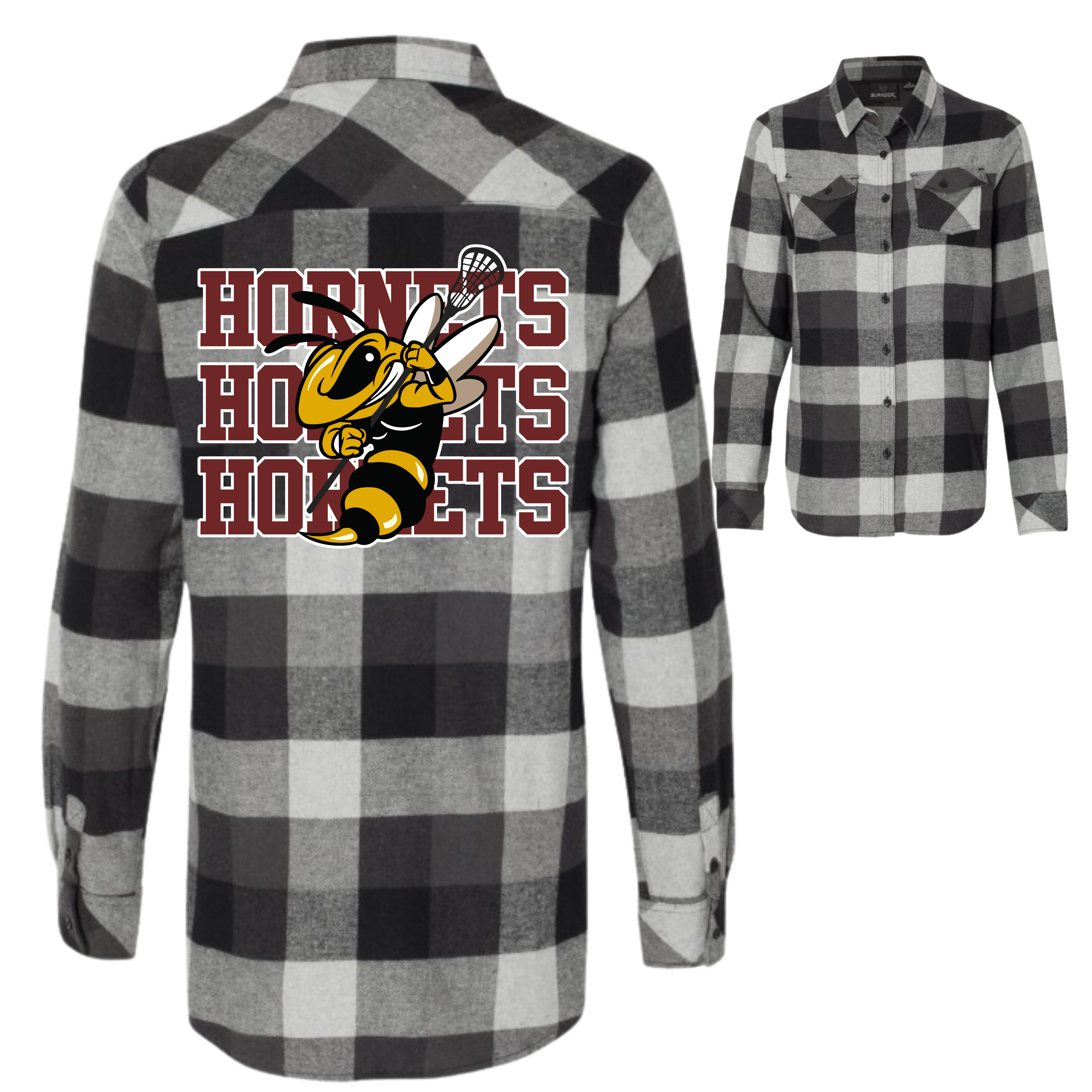 Hornets Lacrosse Womens Flannel