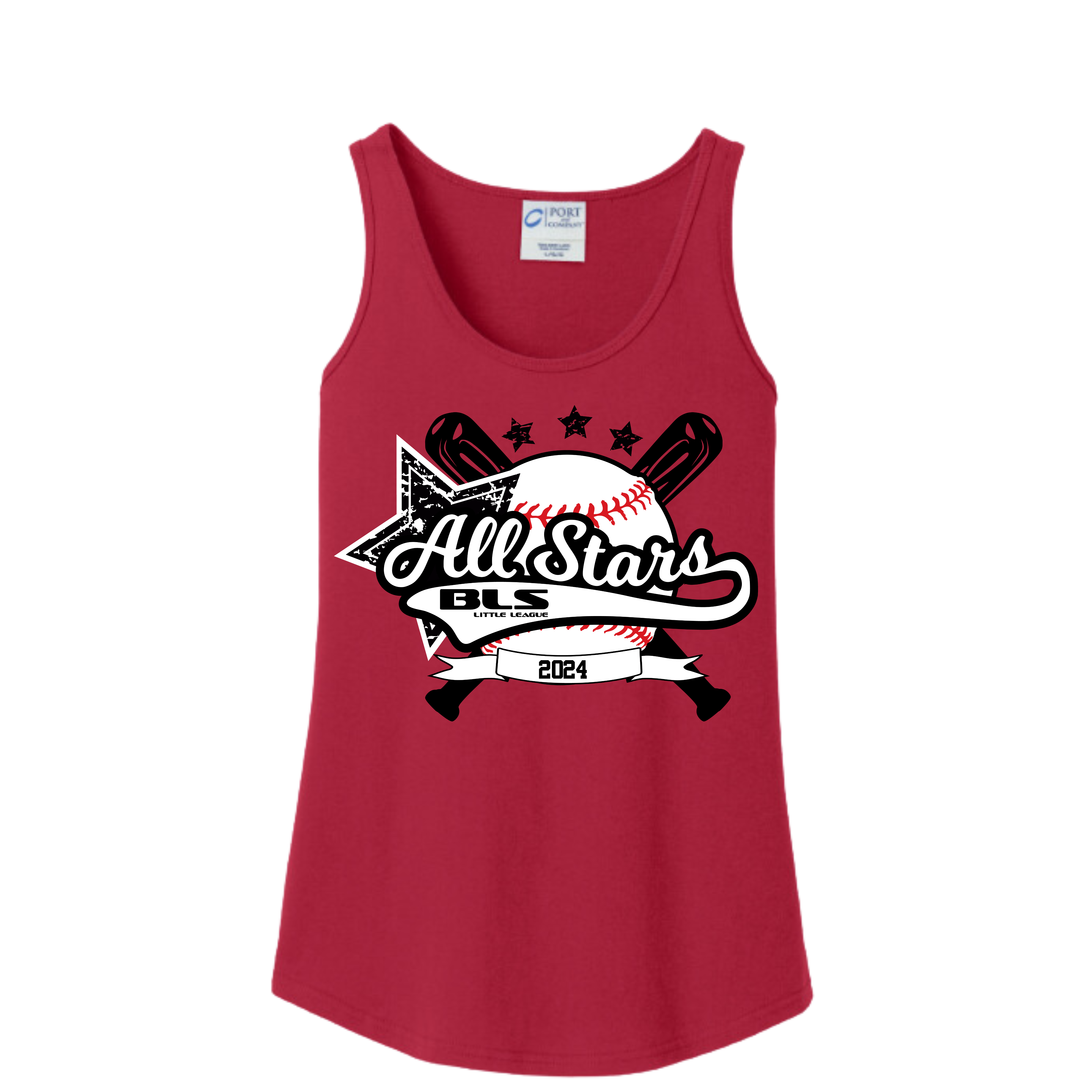 Ladies all star tank (baseball and Softball)