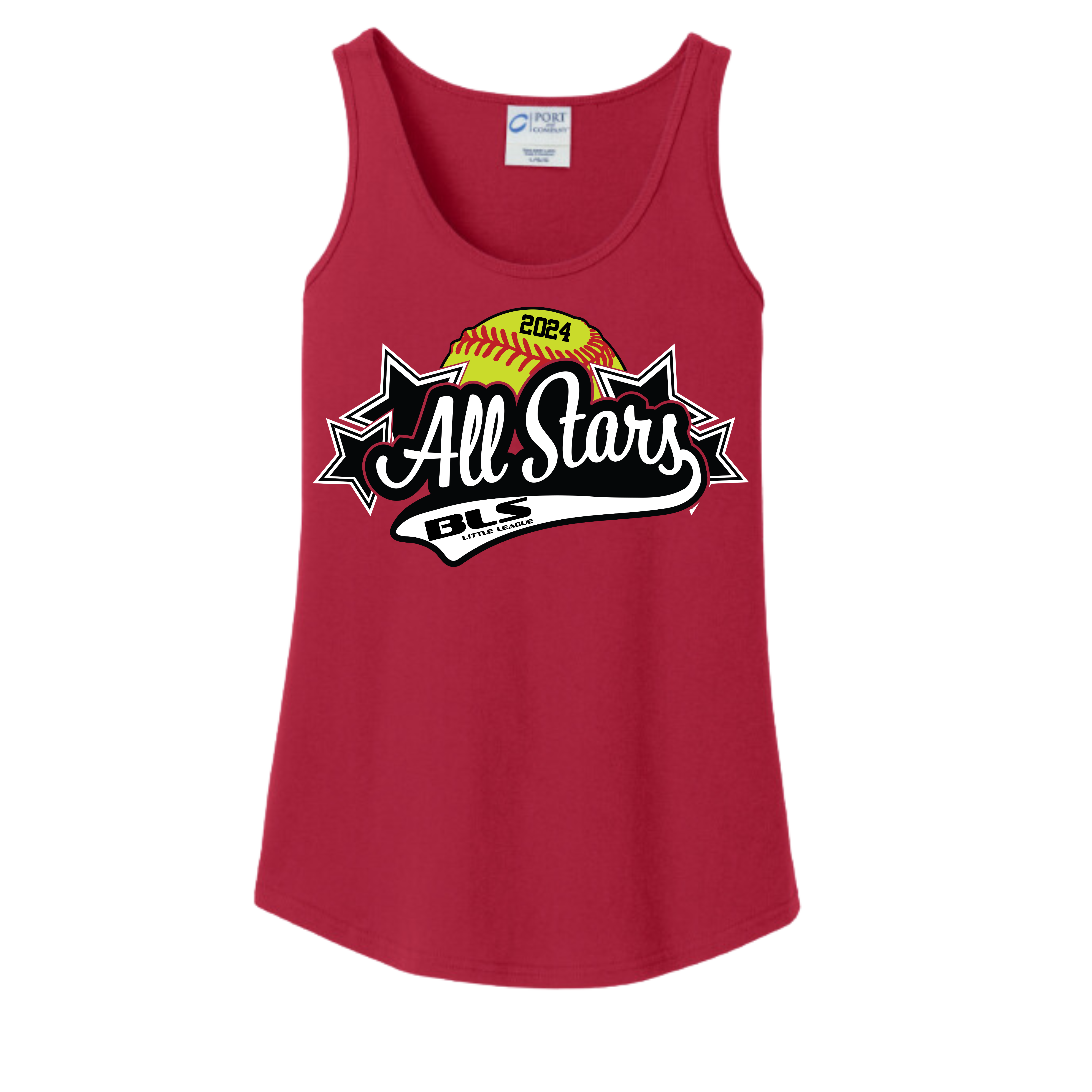 Ladies all star tank (baseball and Softball)