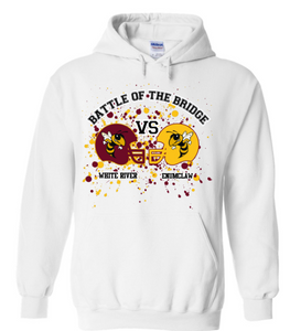 battle of the bridge design 2 hoodie