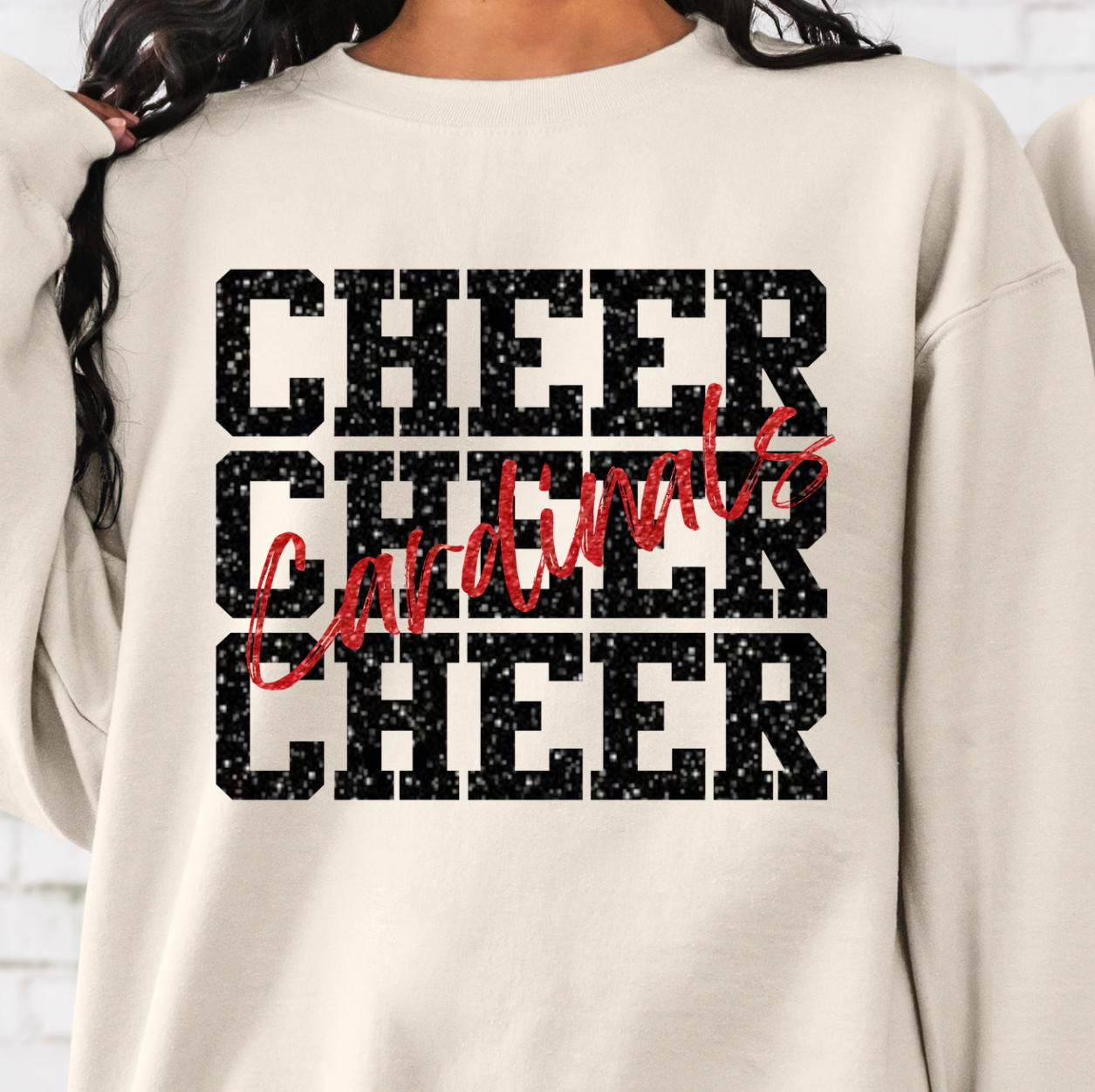 Cheer Cardinal sparkles