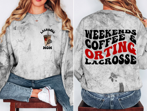 Weekends Coffee & Orting lacrosse