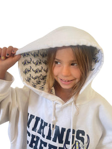 Youth Vikings cheer hoodie