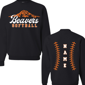 Beavers Softball design 2 (Tee or hoodie)