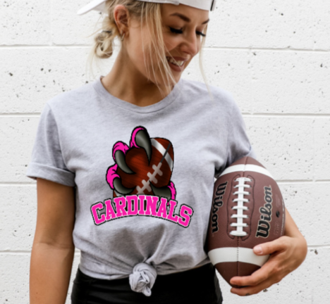 Cardinal Claw Breast Cancer Design – HotMessPress