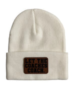 Load image into Gallery viewer, Let the coaches coach beanie
